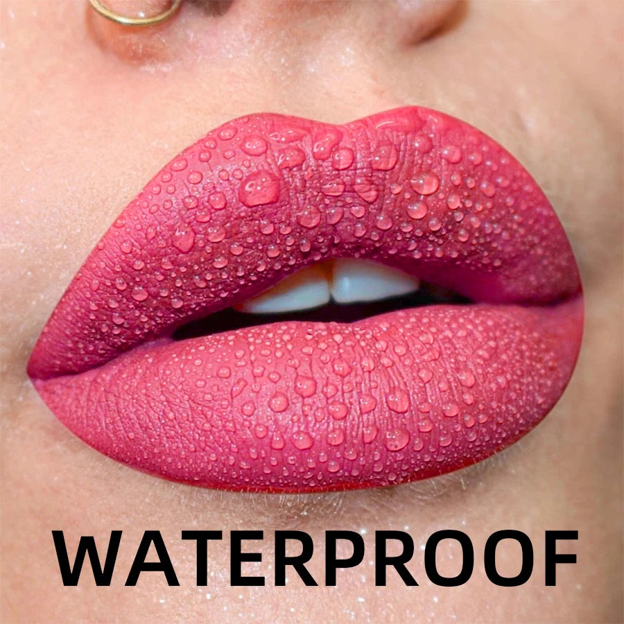 Velvet Matte Lip Gloss – 19 Waterproof Shades