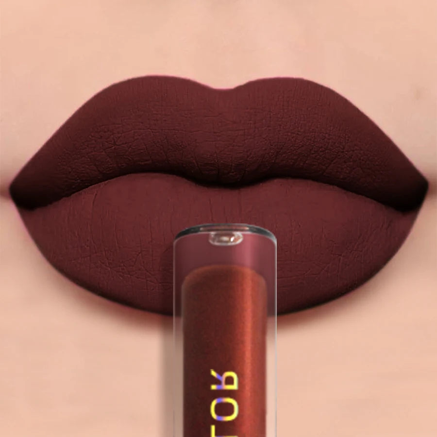 Velvet Matte Lip Gloss – 19 Waterproof Shades