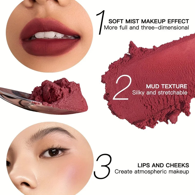 Velvet Matte Lip Gloss – 19 Waterproof Shades
