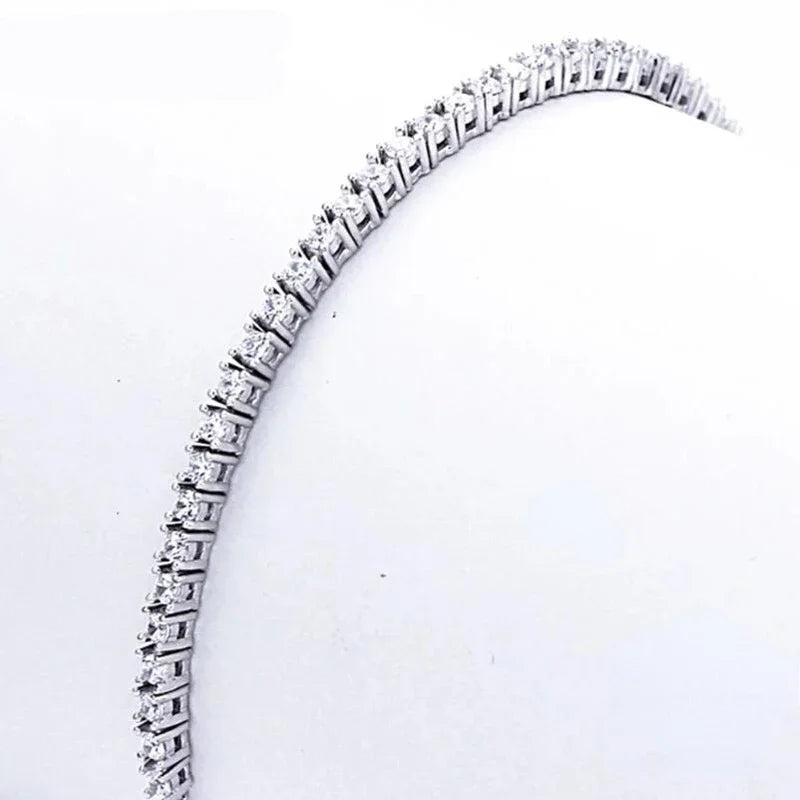 Sterling 925 Silver Jewelry 16cm to 19cm Tennis Bracelet