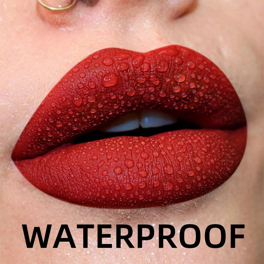 Velvet Matte Lip Gloss – 19 Waterproof Shades