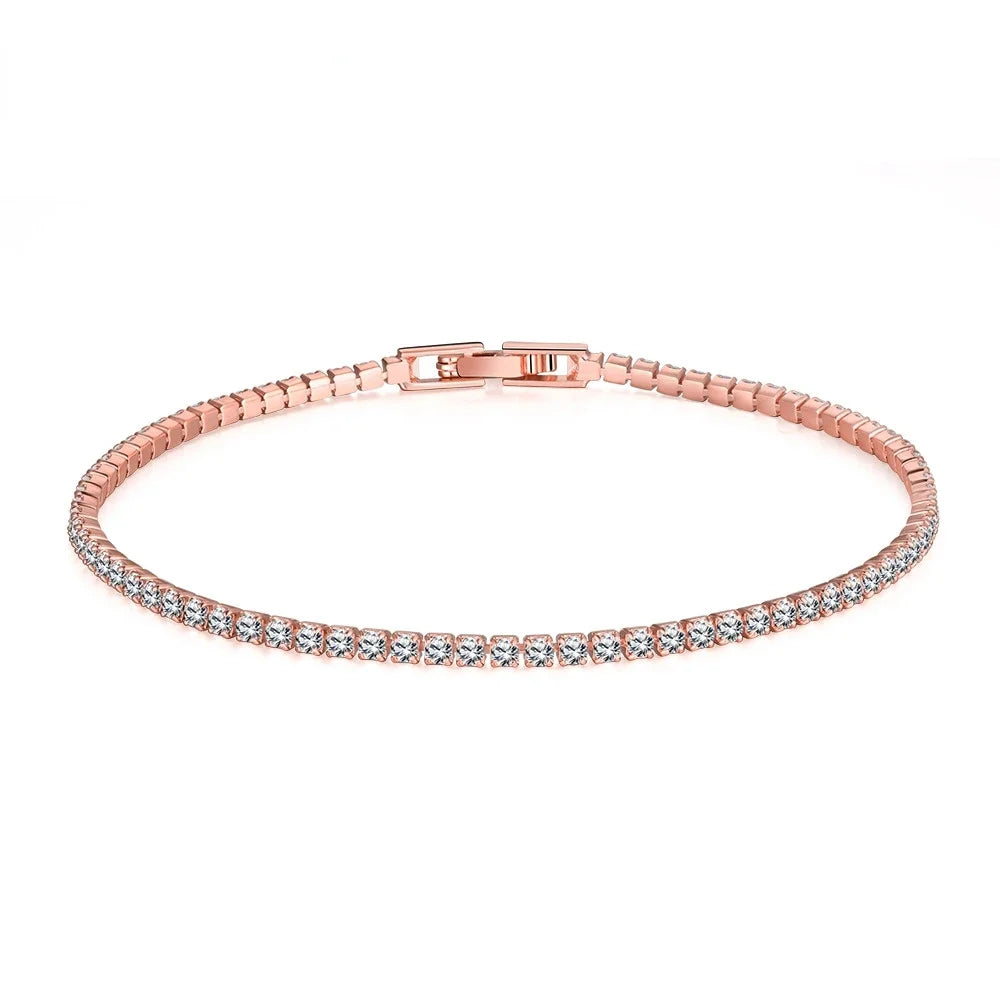 Sterling 925 Silver Jewelry 16cm to 19cm Tennis Bracelet