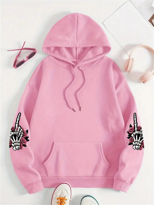 Women Hoody Warm Comfortable Hoodie Vintage Autumn