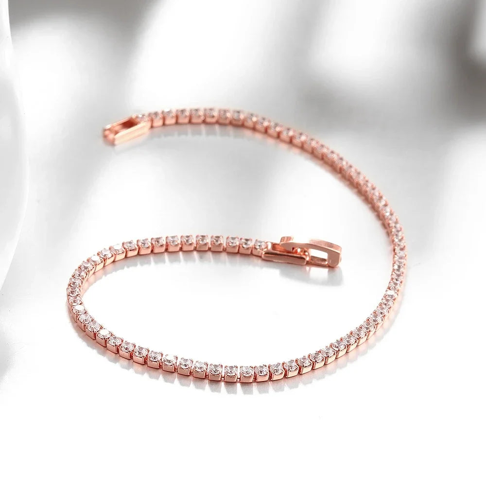Sterling 925 Silver Jewelry 16cm to 19cm Tennis Bracelet