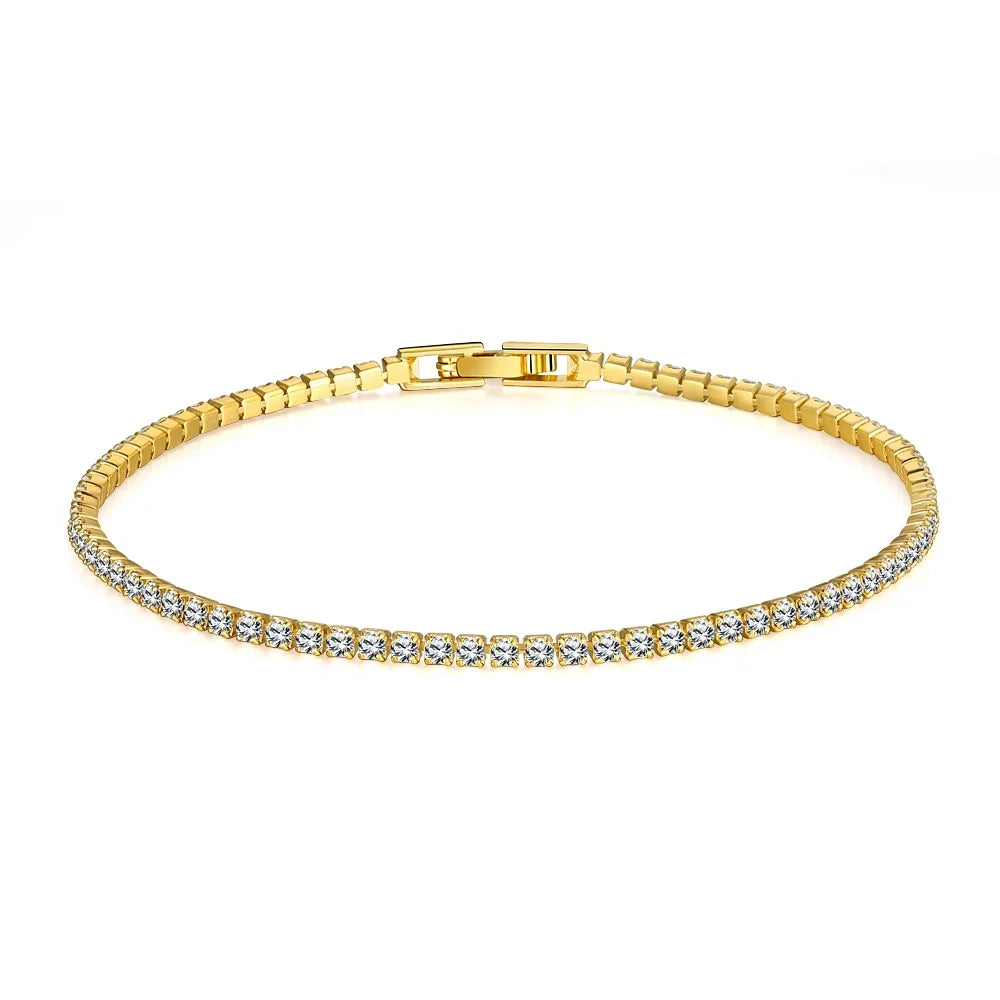 Sterling 925 Silver Jewelry 16cm to 19cm Tennis Bracelet
