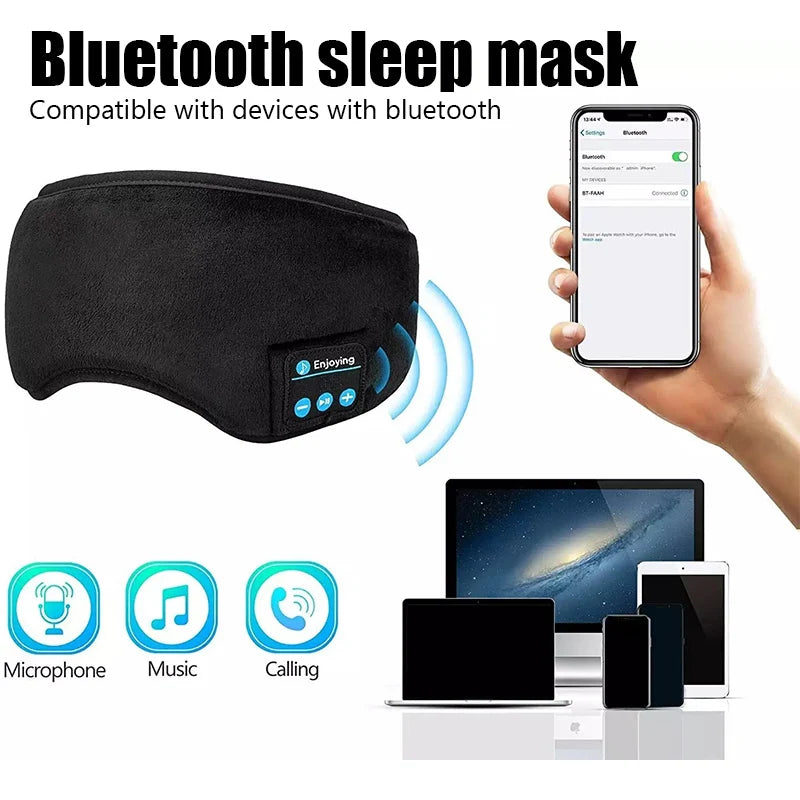 Bluetooth Wireless Sleep Mask Headband