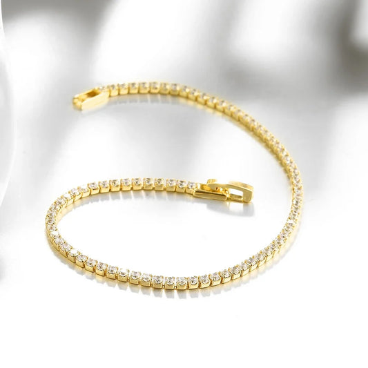 Sterling 925 Silver Jewelry 16cm to 19cm Tennis Bracelet